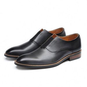 Chaussures Oxford ASTON M.JAZZ faites à la main, de haute qualité, personnalisées, en cuir véritable pour homme, à lacets, respirantes, légères, pour mariage, fête, décontractées - Product Image 3