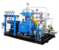 Système de plongée Hookah Compresseur d'air à diaphragme 22kw Refroidi par eau pour gaz oxygène/azote/hélium/hydrogène/gaz argon