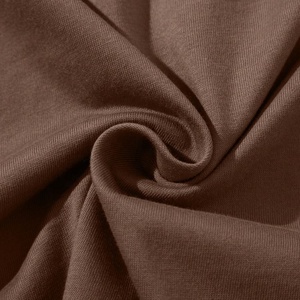 T-shirts pour hommes de grande taille à la mode T-shirt Boxy en coton T-shirt à épaules tombantes marron - Product Image 6