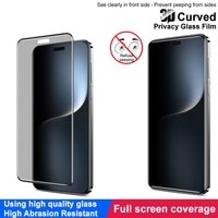 Vente en gros pour Honor Magic7 Pro 5G Film de verre trempé 3D incurvé pour la confidentialité plein écran