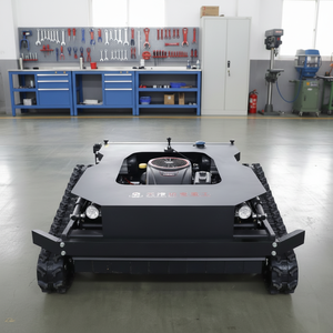 Safe Overcharge Protection Remote Control Diesel Crawler Mower 4WD <b>Gasoline</b> 22HP for Steep Hillside Brush Cutting - Product Image 6
