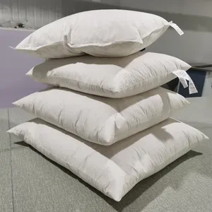 Pabrik grosir bantal bulu bawah bantal inti pola geometris dan Solid untuk Hotel sofa kantor & samping tempat tidur bantal sandaran