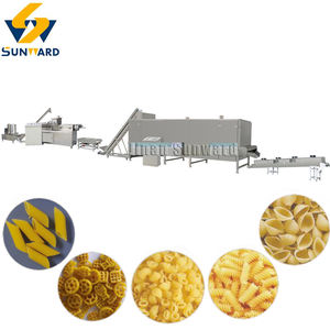 Machine à pâtes et à macaroni entièrement automatique en acier inoxydable 304, extrudeuse à macaroni, ligne de traitement à haute efficacité - Product Image 1
