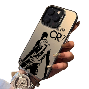 <span class=keywords><strong>Coque</strong></span> de téléphone Cristiano Ronaldo Championnat Gloire Star du football pour <span class=keywords><strong>iPhone</strong></span> <span class=keywords><strong>11</strong></span> 12 13 14 15 16 17 en PC durable avec support de téléphone - Product Image 2