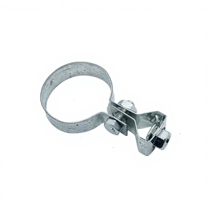 Penjepit Pipa Setengah Lingkaran Ganda Galvanis - Lingkaran Besi Datar Khusus PV untuk Tiang Lampu Jalan - Product Image 5
