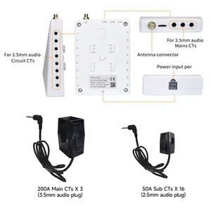 Tuya Wifi 200A 3 giai đoạn 4 dây Bi-directional thông minh năng lượng Power Meter với 16 Sub 50A CT thời gian thực kWh năng lượng mặt trời điện màn hình - Product Image 3