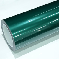 Film de protection de carrosserie TPU Jade vert élégant, anti-UV, brillant, anti-rayures, auto-réparateur, changeant de couleur, fournisseur OEM d'usine