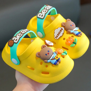 Children's Summer Sandals <b>Slippers</b> Soft Carton Anti-Slip Indoor Home Shoes for Boys and Girls - Product Image 2