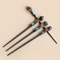Cristaux en Gros : Pierres Roulées Naturelles, Éclats de Turquoise, Sceptre, Baguette Magique pour Wicca, Tendance Mode et Jeu de Rôle