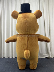 Happysky inflable Freddys mascota <span class=keywords><strong>disfraz</strong></span> para adultos 2M 2,6 m felpa Freddys <span class=keywords><strong>disfraz</strong></span> <span class=keywords><strong>Fnaf</strong></span> oso mascota en Venta caliente - Product Image 3