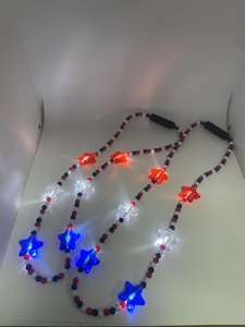 प्लास्टिक मार्डी ग्रास पार्टी ने मार्डी ग्रास की पोशाक की पार्टी मानव शरीर के गहनों के लिए रोशनी के पक्ष में प्रकाश-अप का समर्थन किया - Product Image 5