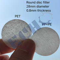 Filtre à air en papier de qualité, taille et forme personnalisées, pour usage en laboratoire, petit disque rond, matériau similaire au N95