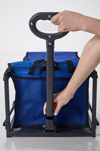 Vagoneta Plegable para Exteriores, Vagoneta de Jardín Resistente con Ruedas Todoterreno, Vagoneta Utilitaria Portátil para Acampar - Product Image 6