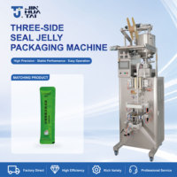 Machine d'emballage automatique multifonctionnelle pour sachets de gelée, jus, gel, miel, sucettes glacées, bonbons, avec scellage vertical sur trois côtés
