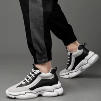 Chaussures rehaussantes pour hommes, taille 37-44, 8 cm, tendance, décontractées, sportives