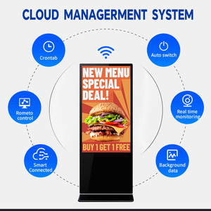 Hình ảnh tươi sáng 55-inch Android 13/<span class=keywords><strong>15</strong></span> màn hình cảm ứng tầng thường vụ bảng gắn <span class=keywords><strong>LCD</strong></span> kiosk media <span class=keywords><strong>player</strong></span> được xây dựng trong loa quảng cáo - Product Image 2