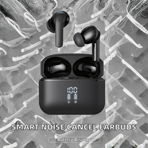 Écouteurs TWS intelligents à clip d'oreille, Type-C, appairage rapide, réduction active du bruit, affichage numérique, V5.3, étanchéité IPX5, faible latence - Product Image 2