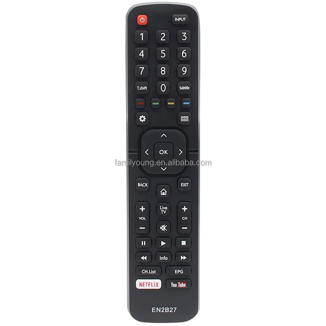 Universal Smart TV Remote Control EN2B27 Replacement for Hisense 32K3110W 40K3110PW 50K3110PW 40K321UW 50K321UW 55K321UW