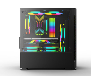 Micro ATX Vetro Temperato RGB gabinete de <span class=keywords><strong>PC</strong></span> del giocatore di Gioco Del Computer Casi Torre <span class=keywords><strong>Pc</strong></span> - Product Image 5
