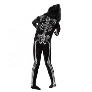 Disfraz de Halloween de Esqueleto Terrorífico Unisex, Trajes de Espectáculo para Adultos, Conjuntos de Ropa Superior para Niños, Venta al por Mayor, ¡Gran Demanda! - Product Image 2