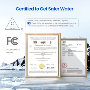 Filtro de Agua Inteligente sin Tanque de 1200G para Debajo del Fregadero, Sistema de Ósmosis Inversa de Gran Flujo de 1400G para Negocios, Purificador de Agua sin Tanque para Debajo del Fregadero - Product Image 6