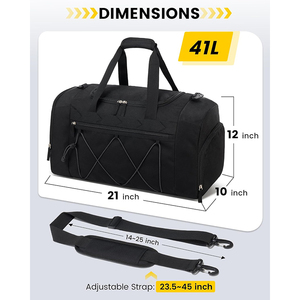 Bolsa de Gimnasio para Hombre, Bolsa de Viaje Grande, para Deportes, Viajes de Fin de Semana, Pernoctaciones - Product Image 4