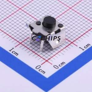 TS-1002U-05026 Tactile Switch SMD,7.1x7.5mm Switch Single Pole Single Throw Round Button Horizontal Mount 7.5mm - Product Image 1