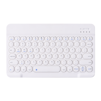 Ultra Slim Mini Sentuhan Plastik Lipat Keyboard Bluetooths