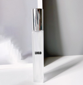 Xinrunjin High-Grade 10ml Glass <b>Perfume</b> Bottle Portable <b>Travel</b> Makeup Replacement Empty Bottle with Metal Cap & Press Spray - Product Image 6