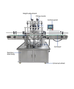 Máquina Automática <span class=keywords><strong>de</strong></span> Llenado <span class=keywords><strong>de</strong></span> Botellas <span class=keywords><strong>de</strong></span> Perfume, Aceite Esencial y Agua <span class=keywords><strong>de</strong></span> Colonia LT-AVPF4 con 4 Cabezales <span class=keywords><strong>de</strong></span> Vacío - Product Image 5