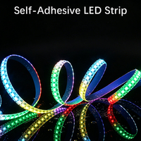 Bande LED intelligente flexible FPC 5050 RGBIC adressable 5V WS2812 blanche, découpable, vente en gros, fournisseur direct d'usine