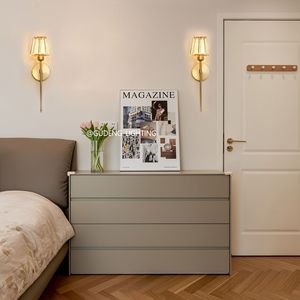 Cross-border American-style high-end crystal lampshade, <b>wire</b>-free rechargeable bedroom bedside lamp, living room decorative - Product Image 4