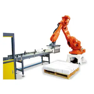 Bag Palletizer Plastic Machine Robot Palletizer For Glass Jars