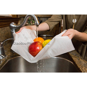 Bon marché, vente en gros en usine, grand sac de <span class=keywords><strong>papier</strong></span> de cuisine durable, <span class=keywords><strong>serviette</strong></span> en tissu épais absorbant fort, chiffon de cuisine jetable - Product Image 6