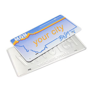 <span class=keywords><strong>Precio</strong></span> de fábrica de alta calidad, motocicleta reflectante, vehículo personalizado, placas de matrícula de número de coche en relieve - Product Image 1