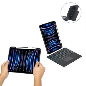 เคสคีย์บอร์ดแม่เหล็กไร้สาย X517 Oem พร้อมทัชแพดสำหรับ Ipad Air 4/5 รุ่น 10.9 นิ้ว และ Pro 11 นิ้ว ปี 2022/2021/2020/2018 - Product Image 4