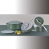 Ensemble de casseroles en céramique antiadhésive pour la maison, ensemble de casseroles Maifanshi, poêle antiadhésive, wok et marmite, ensemble cadeau