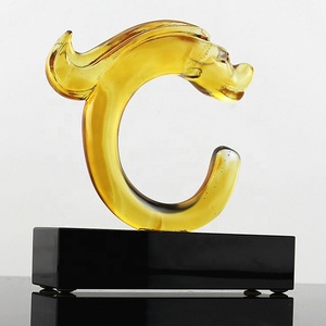 2019 FMdz0021 104*49*152mm <span class=keywords><strong>0</strong></span>,8 kg Base de cristal ámbar dragón chino de arte para la decoración de la casa - Product Image 1