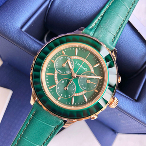 <span class=keywords><strong>Reloj</strong></span> <span class=keywords><strong>de</strong></span> Pulsera para <span class=keywords><strong>Mujer</strong></span>, Estilo Europeo Americano, <span class=keywords><strong>de</strong></span> Cuarzo, Multifuncional, con Correa <span class=keywords><strong>de</strong></span> Cuero y Cristales <span class=keywords><strong>Swarovski</strong></span>, Venta al Por Mayor - Product Image 2