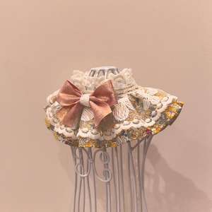 Baumwoll-Spitzen-Lätzchen im Prinzessinnen-Stil mit Blumenmuster für Katzen, Hunde, Ragdoll-Puppen – Kleidung für alle Jahreszeiten, Speicheltuch für Haustiere, Haustierzubehör OEM/ODM - Product Image 5