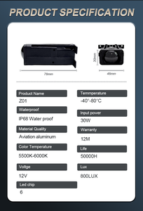 Venta caliente 6000K Super brillante Mini proyector Led lente solo haz bajo coche medio luz neta para motocicleta o <span class=keywords><strong>coches</strong></span> - Product Image 6