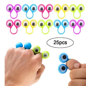 Eye Finger Puppets Ring Eye Vinger Voor Kids Party Favor Pasen Speelgoed Vinger Marionet Grappig Speelgoed Voor Dropshipping Diensten