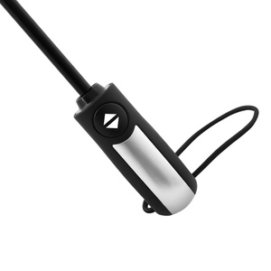 Custom logo Fashion Fully-automatic 27 Inch Umbrella Rainproof Transparent 3 Folding Windproof Travel Umbrella Compact Umbrella - Product Image 4