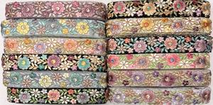 Proveedor de la India de Tela Ligera con Estampado Floral, Encaje y Malla Suave para Vestidos de Mujer - Product Image 2