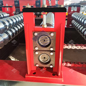 Rouleau de panneau de toit en métal arqué incurvé à une couche formant la machine Type de tuile en acier coloré avec des composants de noyau de moteur de roulement de vitesse - Product Image 3