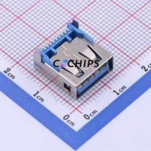 U-A-39WD-W-1 USB Connector SMD Connector ( Connector Type: Type-A )( Protocol Standard: USB 3.1 )( Gender: Female ) - Product Image 1