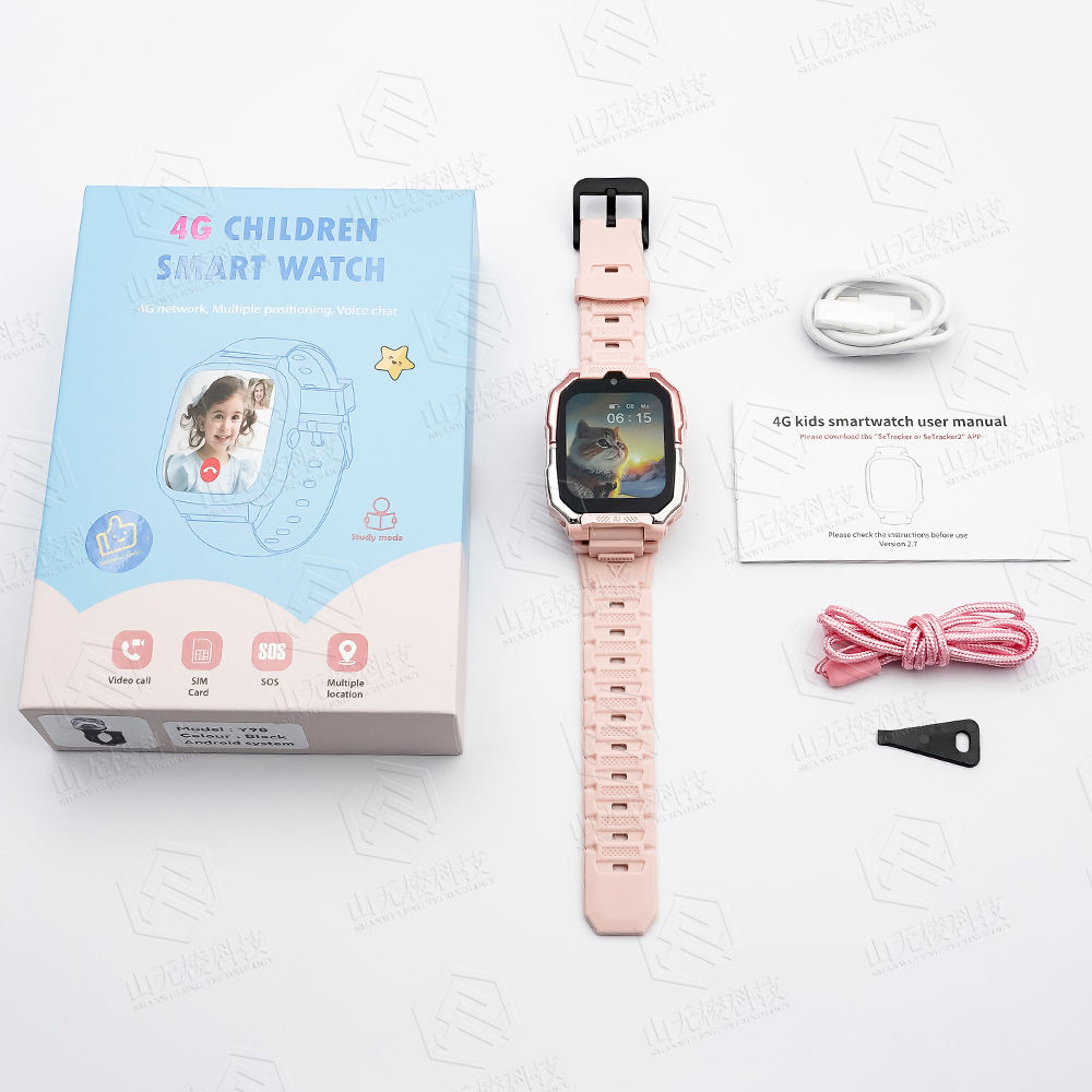 2025 Global Band Y98 Children Smartwatch Dual Camera GPS