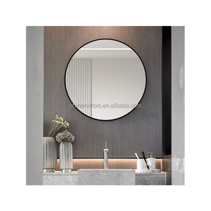 Tùy Chỉnh Cổ Điển Trang Điểm Lớn Vòng Vàng Đen Khung Vòng Tròn Gắn Phòng Tắm Trang Trí Nội Thất Tường Treo Gương - Product Image 2