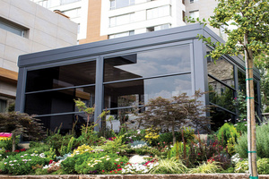 <span class=keywords><strong>Fenêtre</strong></span> à <span class=keywords><strong>guillotine</strong></span> électrique en aluminium à <span class=keywords><strong>double</strong></span> vitrage avec cadre en aluminium de style moderne à ouverture verticale - Product Image 5