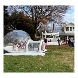 Carpa inflable transparente para fiesta al aire libre, carpa de cúpula de Casa de burbujas inflable transparente, lista para enviar